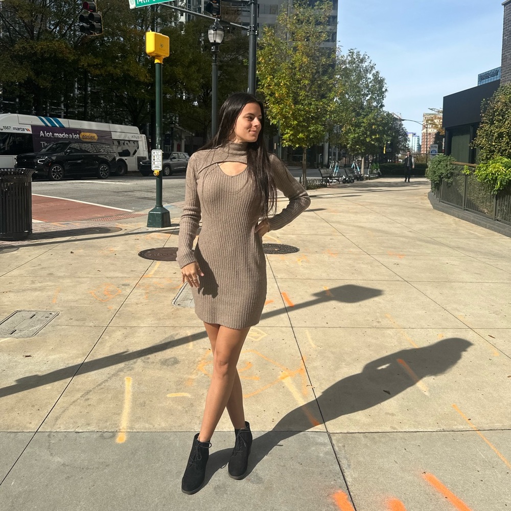 Tan Dress